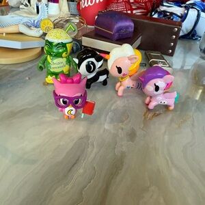 Tokidoki and Disney vinylmation Figurines lot